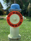 Hydrant Not in Service Markers
